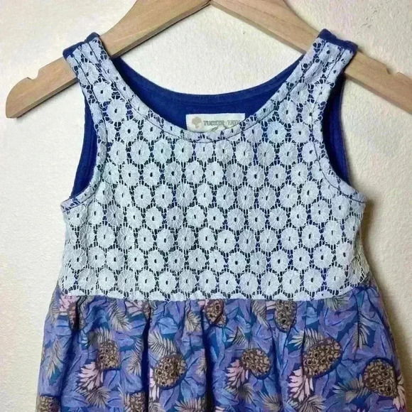 Tucker + Tate Girls Lace and Pineapple Dress Size 4 - Picture 2 of 8